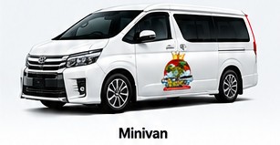 White minivan